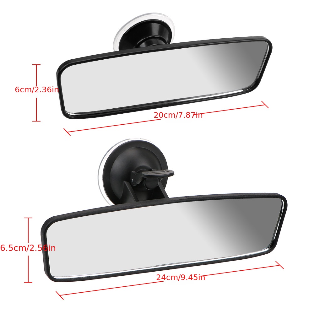 Car Interior Rearview Mirrors Universal Auto Wide-angle Rear View Mirror
