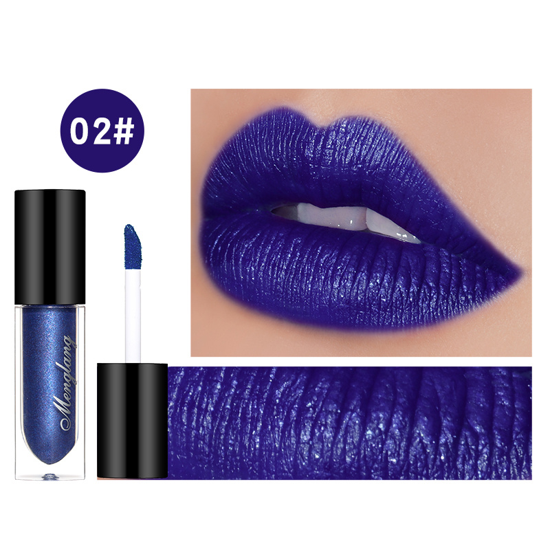 Glitter Liquid Lipsticks Diamond Shimmer Metallic Lip Gloss Waterproof