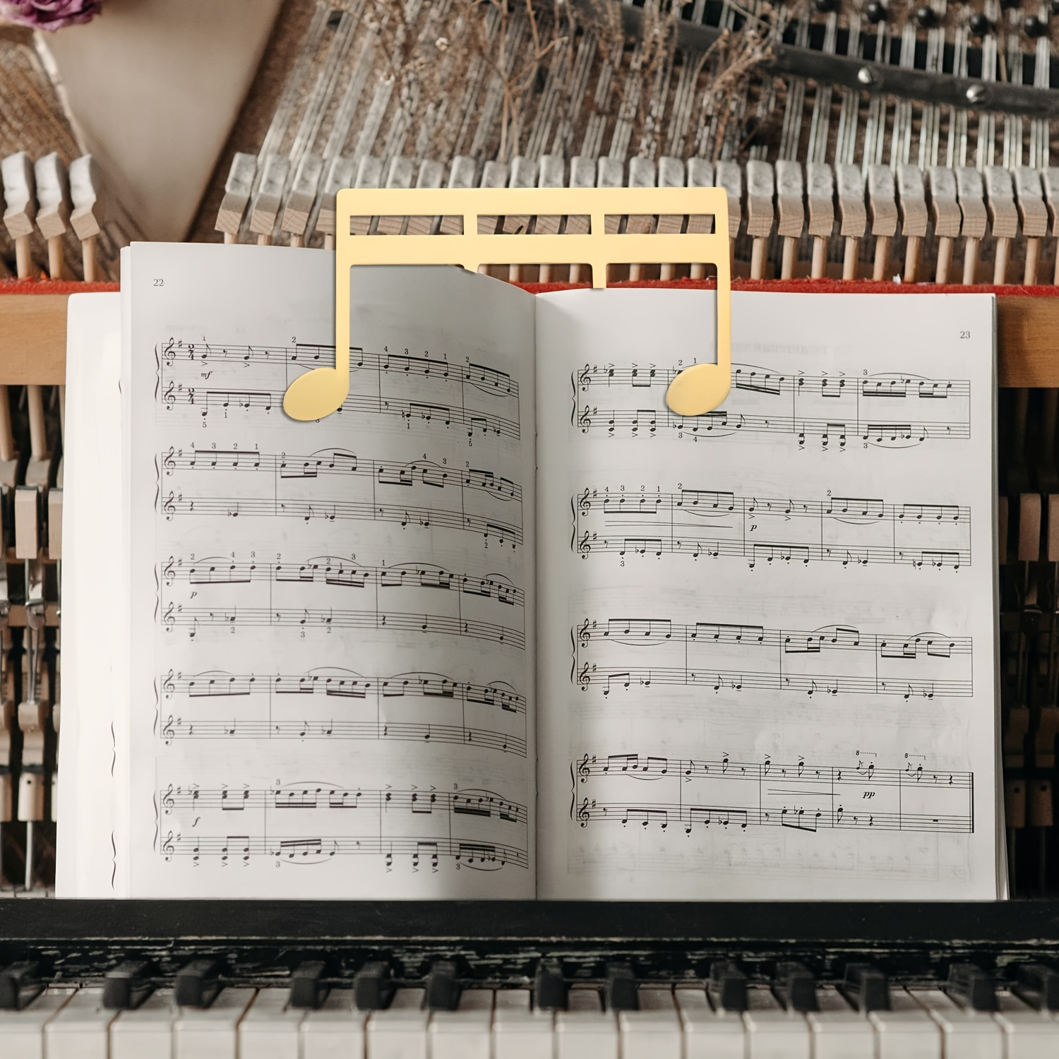 Support de page de musique en plastique Partition de musique Clips fixes  Livre Papier Contient des pinces de note de musique pour guitare violon  piano player