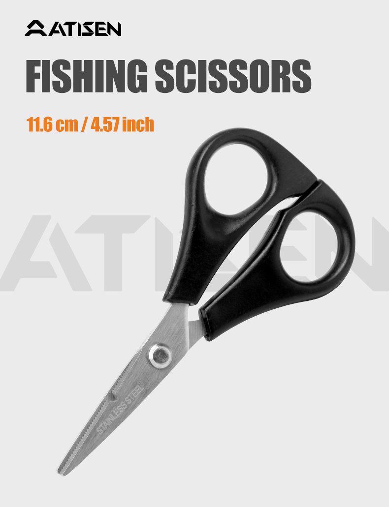 1/2pcs Stainless Steel Fishing Scissors Folding Scissors For Fishing Cutter  Camping Fishing Pliers Scissors Line Cutter Tool