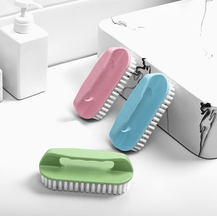 1pc Plastic Multifunctional Cleaning Brush For Household, Simple And  Portable, Hard Bristle For Shoe Cleaning, Various Colors Available