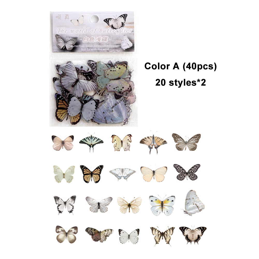 Colorful Butterfly Stickers Vinyl Waterproof Stickers For - Temu