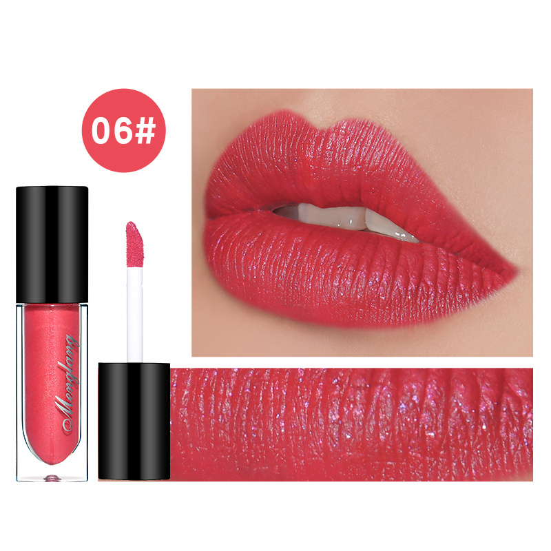 Glitter Liquid Lipsticks Diamond Shimmer Metallic Lip Gloss Waterproof