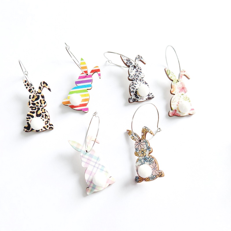 Rabbit Earrings / Rabbit Jewellery / Rabbit Lover Gift / Animal Jewellery /  Animal Lover Gift / Birthday for Her / Easter Gift / Bunny Gift -  UK