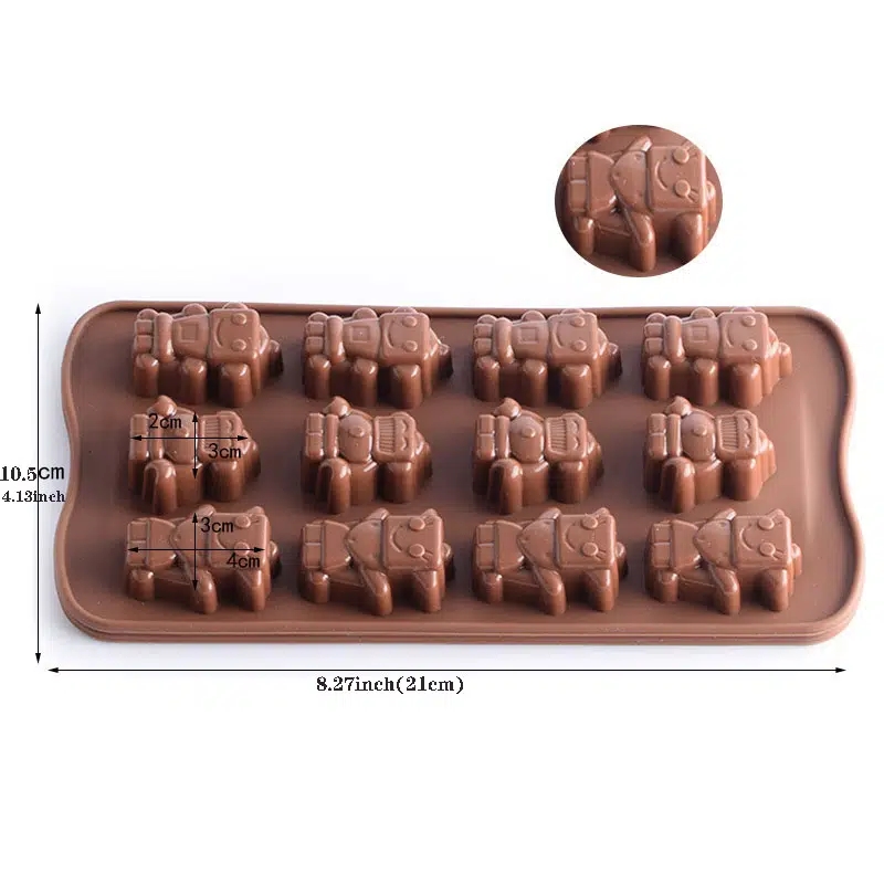 Silicone Chocolate Mold Heat Resistant Baking Mold Cake - Temu