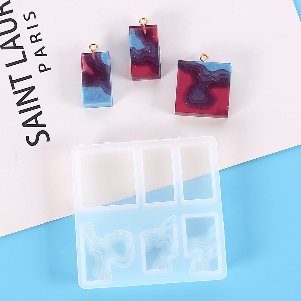 Island Resin Pendant Molds Silicone Resin Jewelry Molds For - Temu