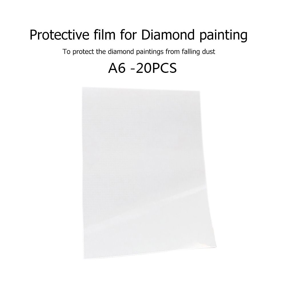 100 Pieces Diamond Painting Release Paper 15 X 10 CM Double-Sided Non-Stick  Cover Replacement Paper 5D Diamond Painting Accessories and Tools for Kids