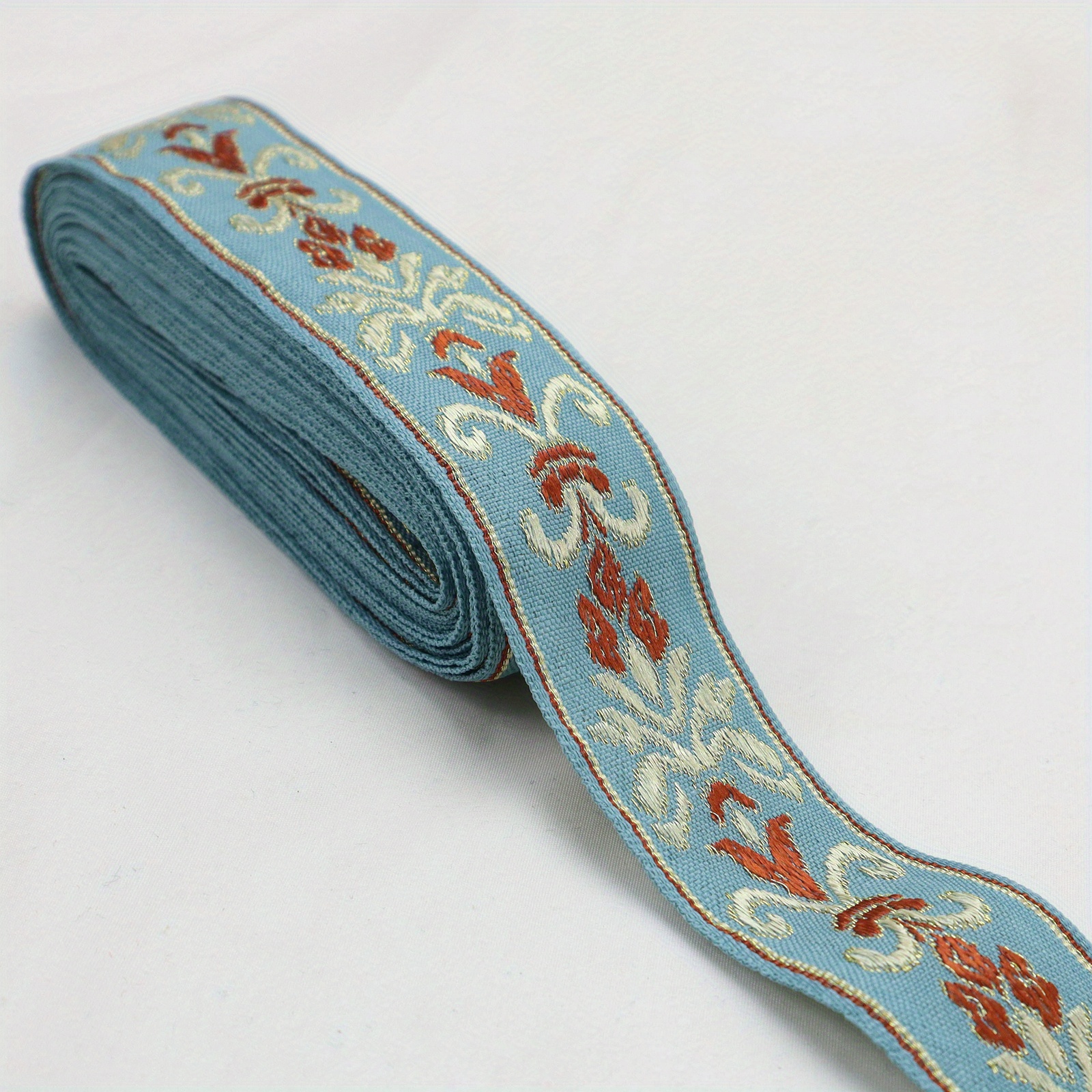 5 Yards Embroidered Lace Trim vintage Ethnic Jacquard Ribbon - Temu