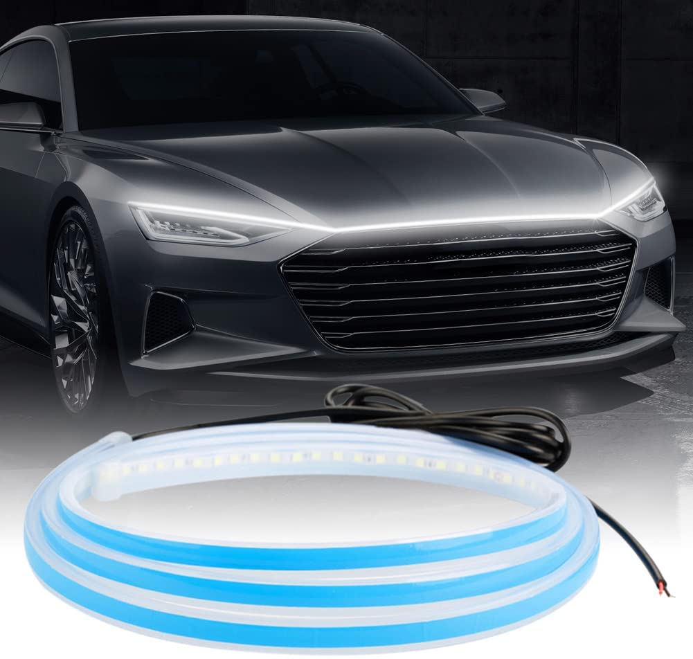 Car Hood Light Strip universal 12v Car Hood Daytime Running Temu