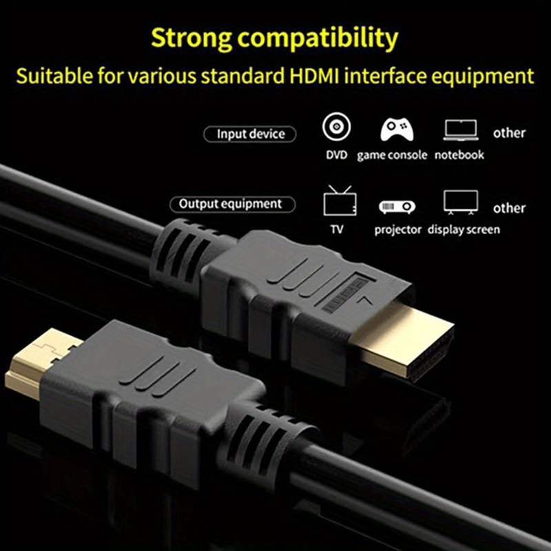 I-ZCLIVE 4K Ultra HD HDTV Cable 2.0 - 18Gbps High-Speed, 4K@60Hz HDR, 3D, 2160P, 1080P, HDCP 2.2, ARC, Flat Shape, Male to Male, 20-Pin ATX Connector for Monitors & HDTVs, HDTV Cables for Monitors, HDTV, HDTV Cables for Mon, PC Audio, HDTV Accessories, Modern Audio Cables, Highspeed Connector