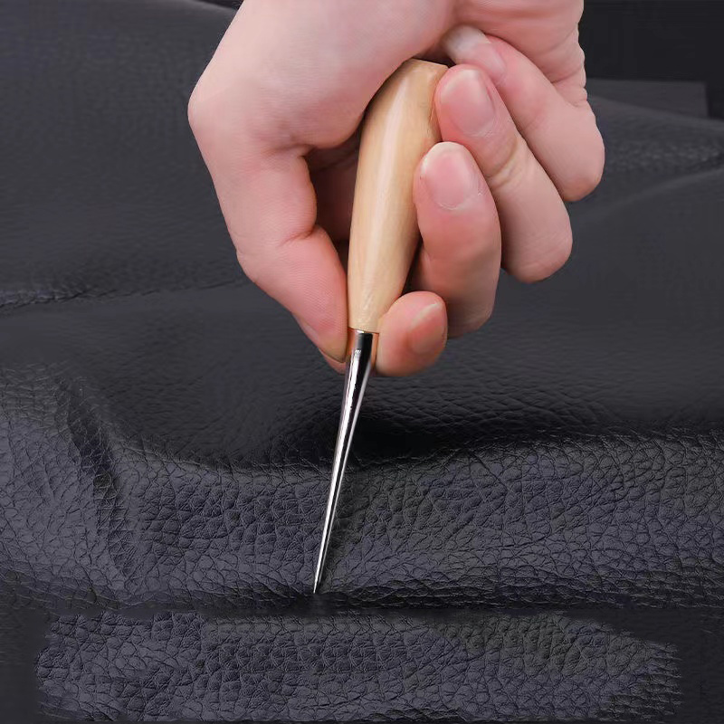 Awl Punching Solid Wood Awl Needle Sewing Shoe Repair Temu United Kingdom