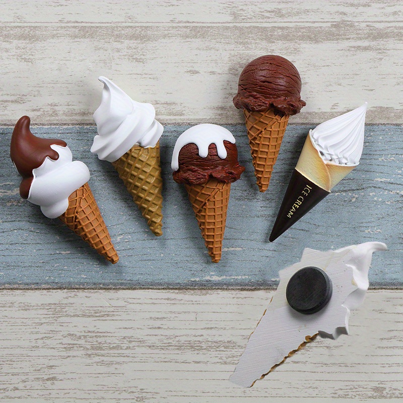 Ice Cream Resin Stickers, Cute Dessert Sticker