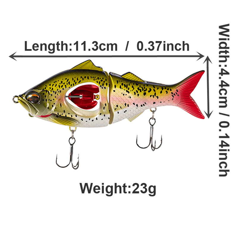 Jointed Swimbaits, Segmented Fishing Lures, Bass Animated Fishing Lures  Wyz14574 - China Minnow Fishing Lure and Tackle price