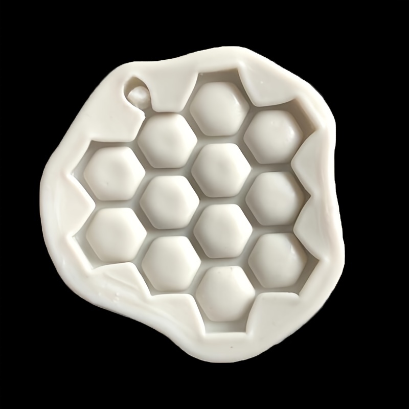 3D Bee Silicone Mold Honeycomb Cupcake Topper Fondant Molds DIY
