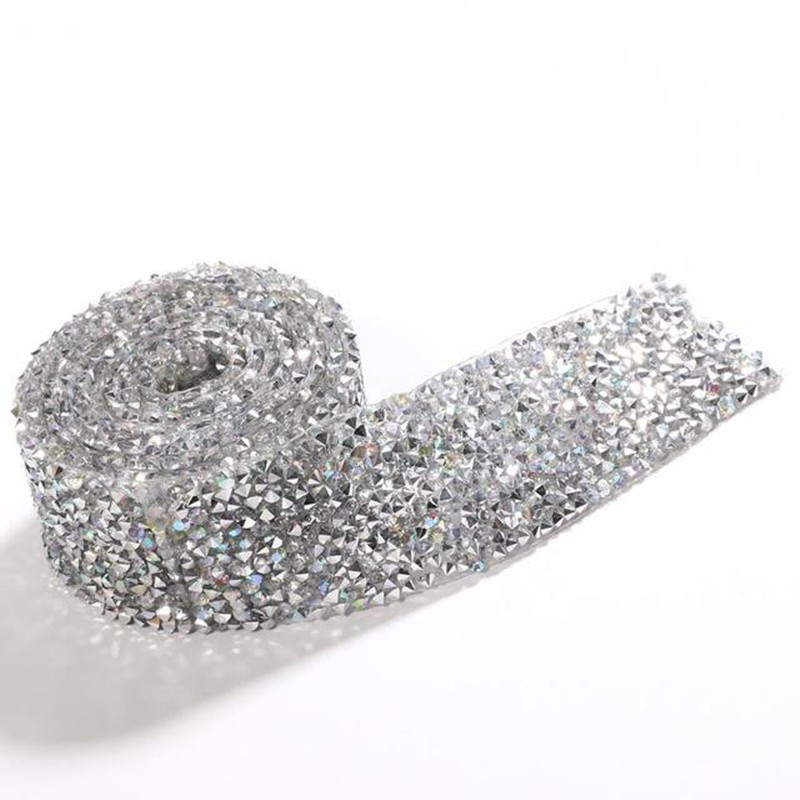 1 Yard Sewing Crystal Motif Strass Hot Fix Rhinestone Trim - Temu