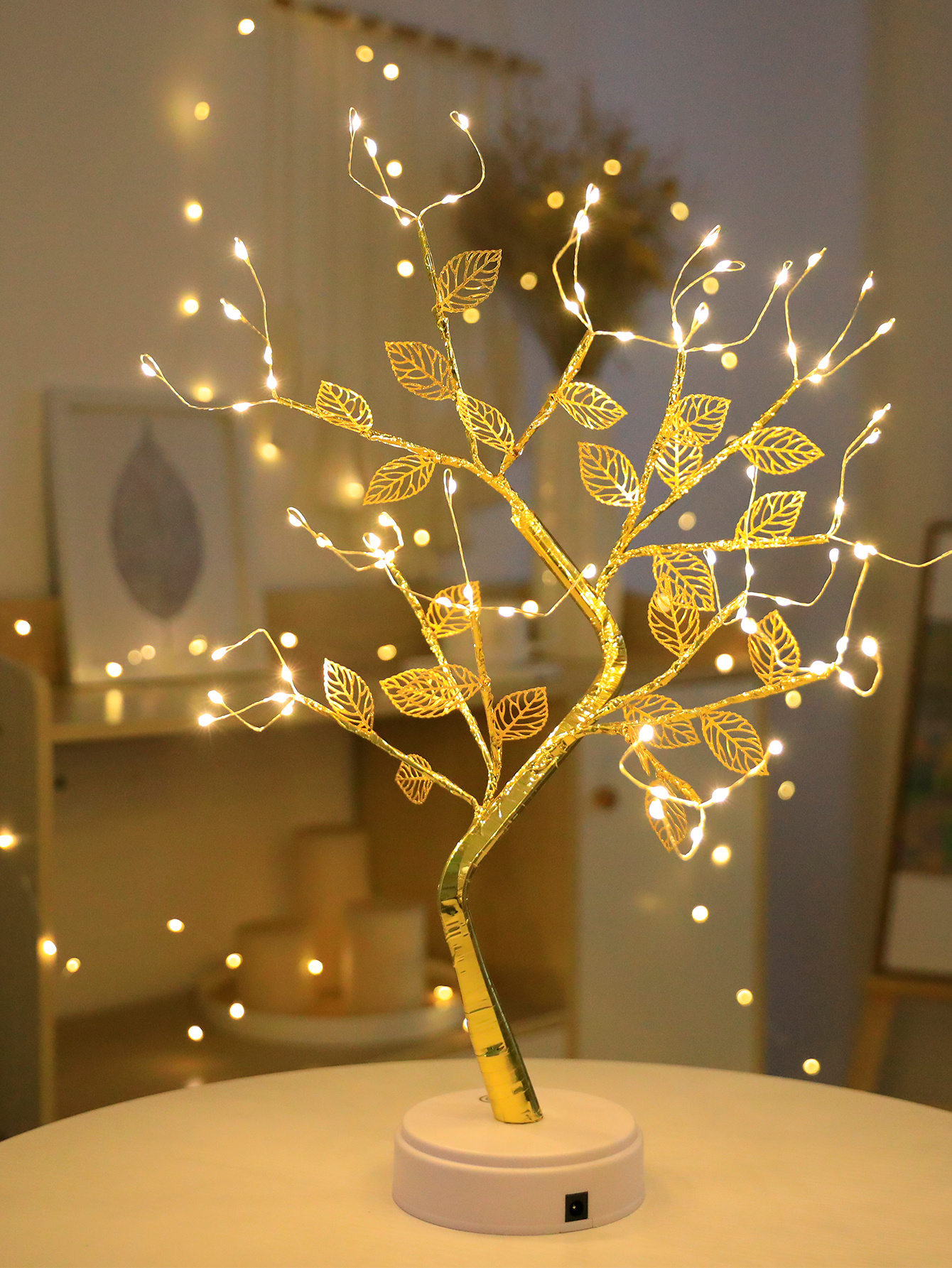 Tabletop Bonsai Tree Branch Light 72 Led Wire String Lights - Temu