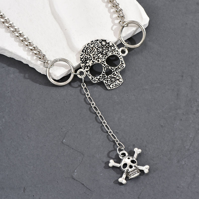 gothic skull necklace - Temu
