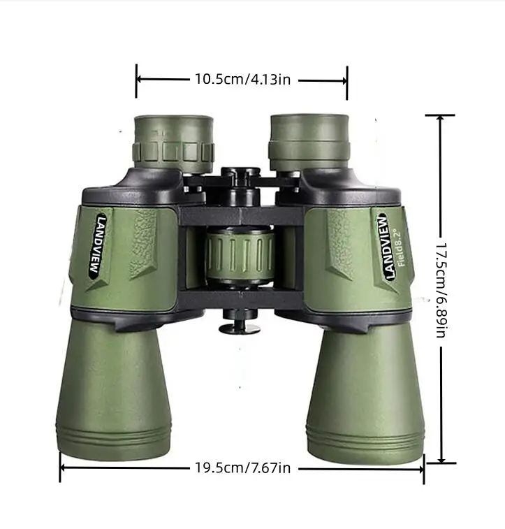 10x magnification adults 20x50 compact hd high powered binoculars telescope for hiking hunting and bird watching details 8