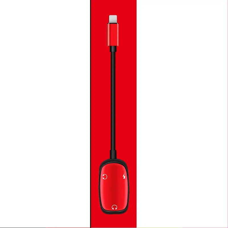 Audio Adapter Charging Earphone Cable