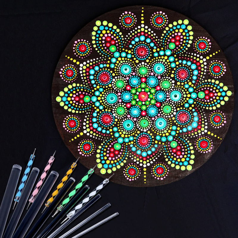 Mandala Tool Rock Painting Diy Doodle Acrylic Paint Dot Pen - Temu