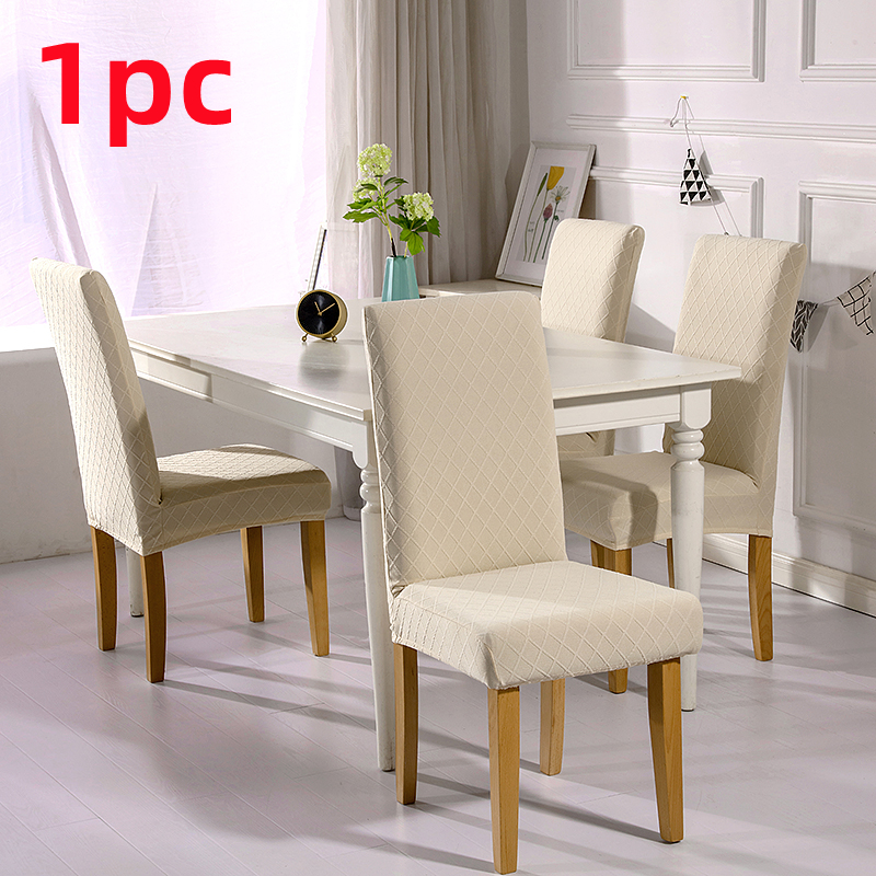 4 fundas elásticas para sillas de comedor, sencillas y modernas fundas para  taburetes domésticos. Vhermosa CPB-US-PSF1238-3