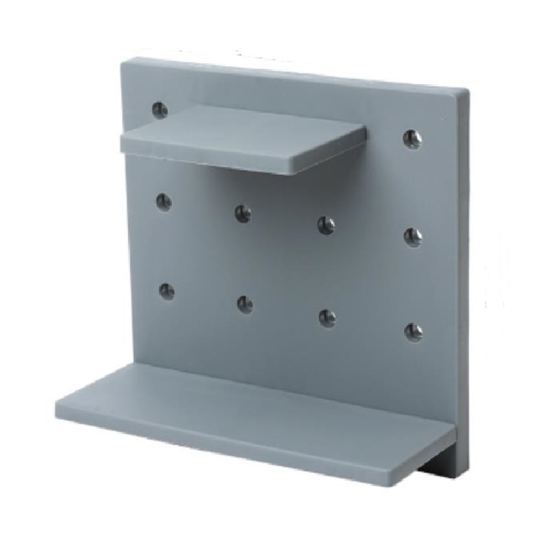 TureClos Wall-Mounted Storage Rack No Drilling Hole Board Storage Rack  Pegboard Wall Shelves for Home Kitchen Bathroom 