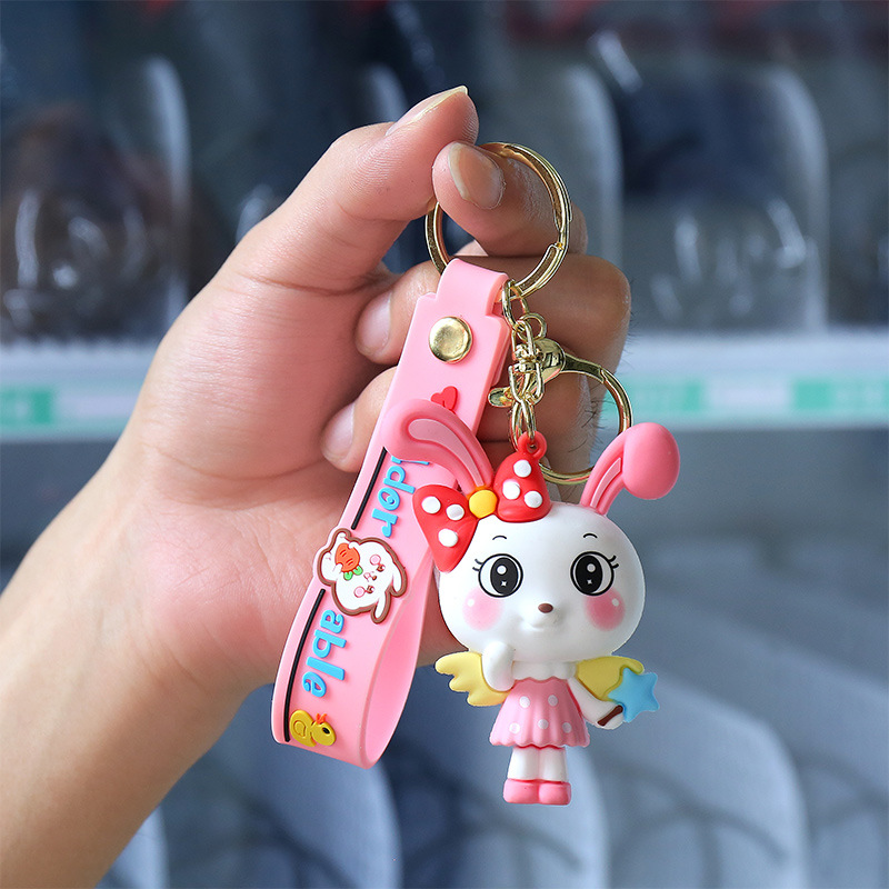 Tohuu Chinese Rabbit Keychain Cute Bunny Keychains Ornament Chinese Rabbit  Year Zodiac Mascot Home Decorations Car Ornaments kind 