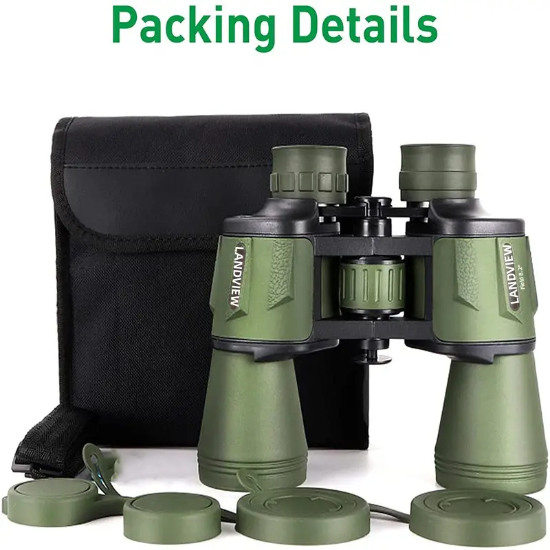 10x magnification adults 20x50 compact hd high powered binoculars telescope for hiking hunting and bird watching details 9