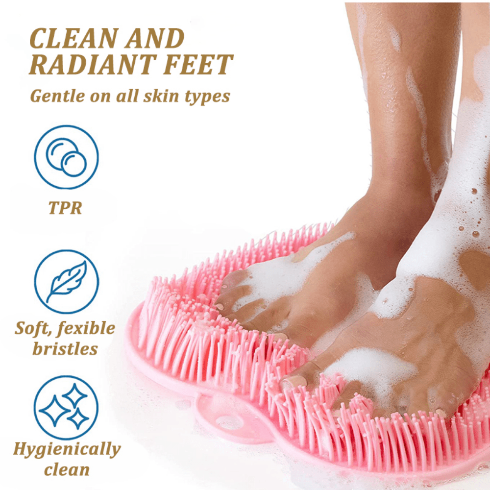 Silicone Massage Brush Bath Mat Foot Bath Massage Brushes Bathroom  Accessories Cleaning Tools Household Items - Temu