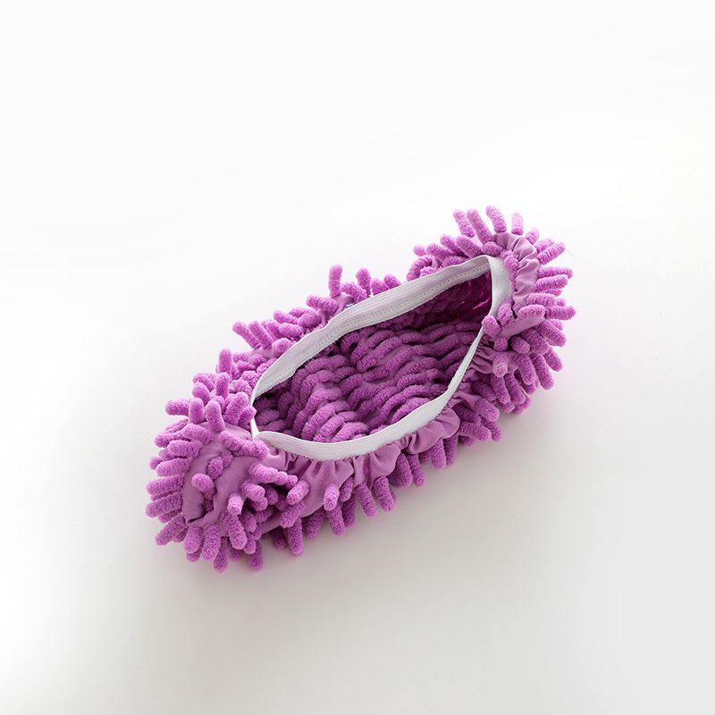 Chenille Lazy Mopping Slippers Cover Washable Cleaning Supplies