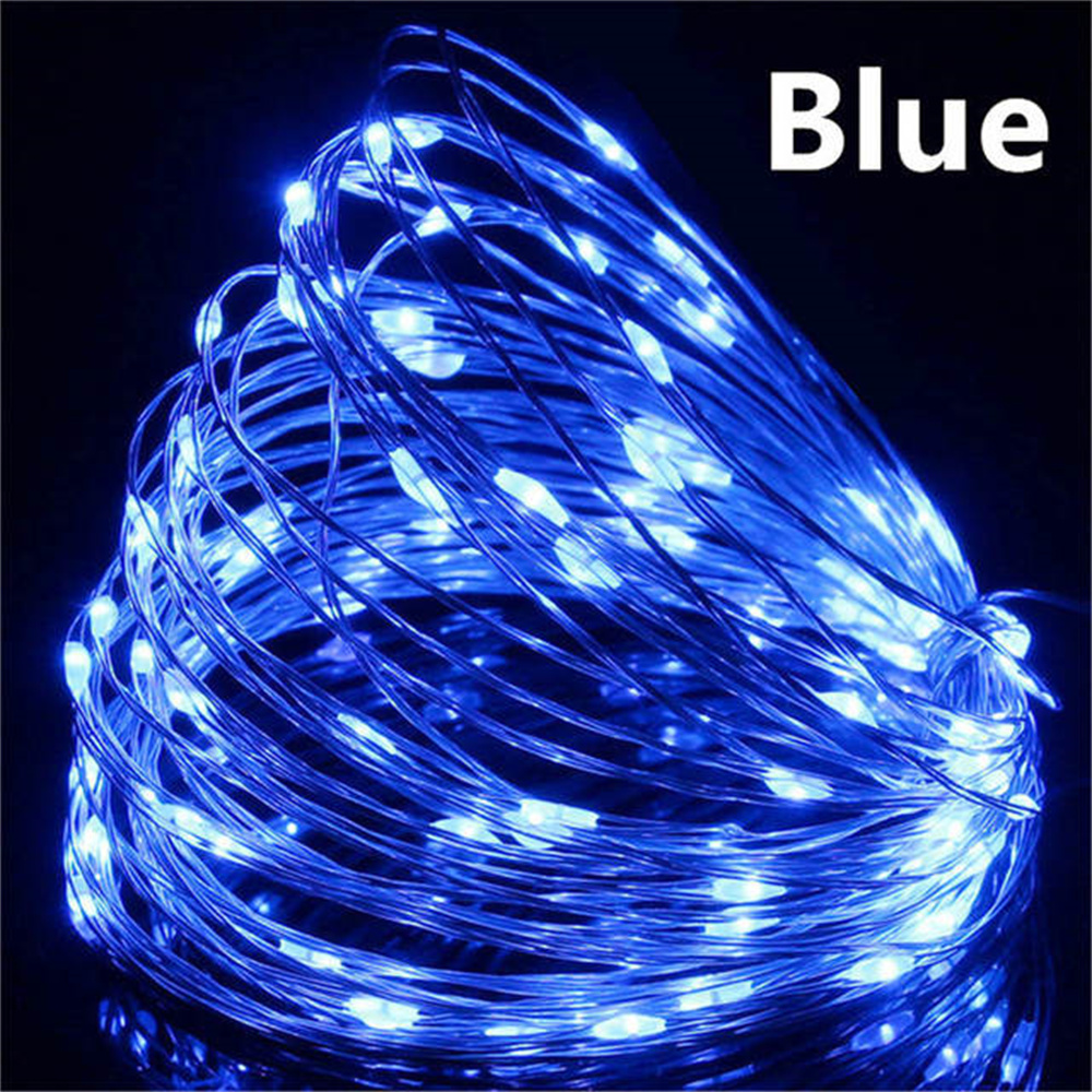  100LED Fairy Light Battery Operated LED Lights with Timer  Setting Warm White String Lights, 10M Silver Wire Starry Lighting, for  Bedroom, Indoor, Christmas Tree, Wedding Decor Idea Put in Jars 
