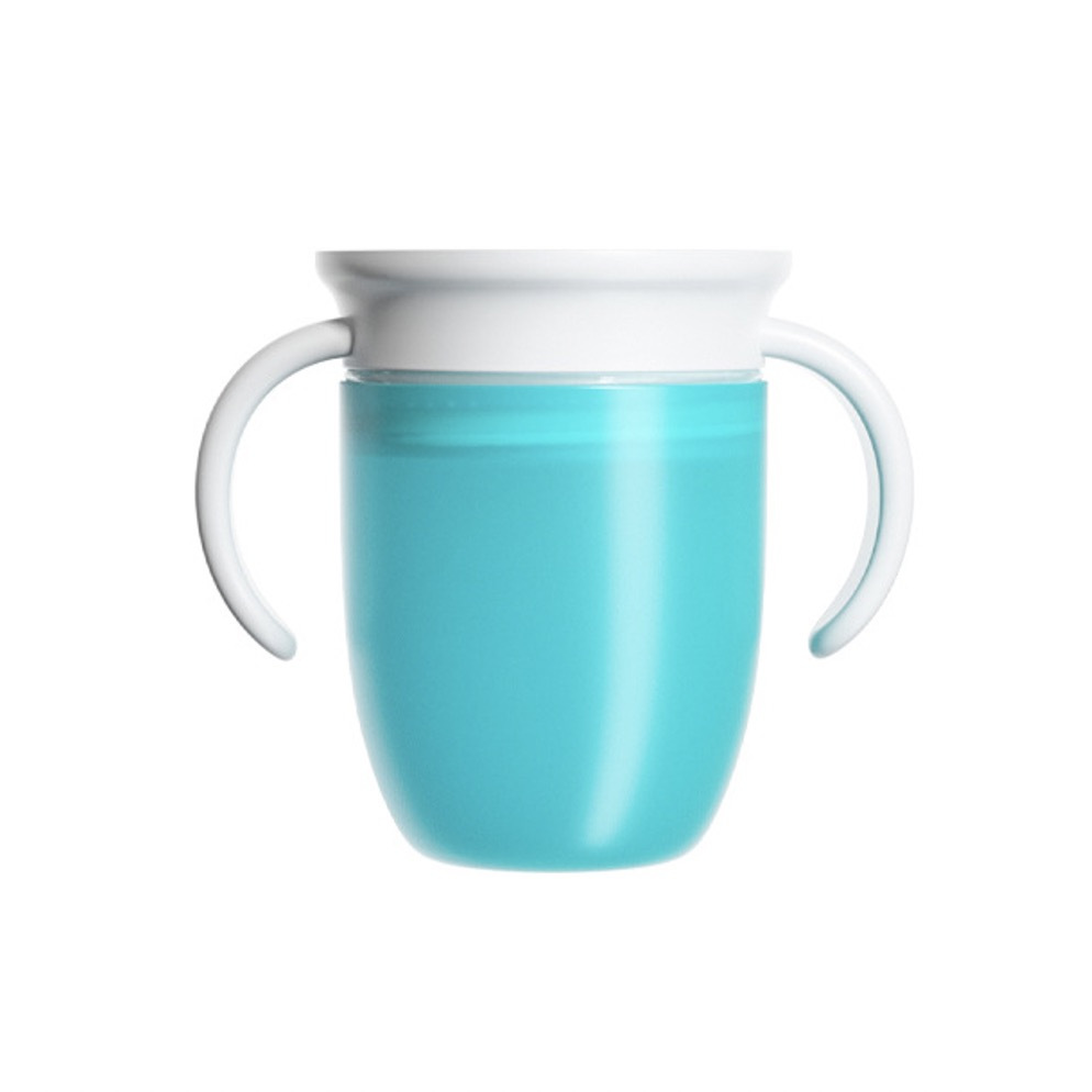 360 Tasse d'entraîneur, tasse d'eau anti-éclaboussures pour bébé 6oz /  180ml, tasse d'apprentissage pour enfants, bouteille d'eau en silicone avec