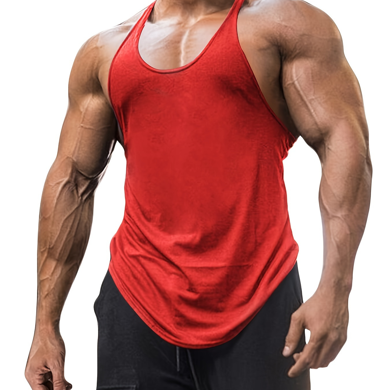 Men's Cotton Workout Tank Tops Gym Bodybuilding - Temu Canada