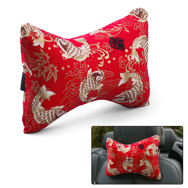 Japanese Car Seat Head Neck Rest Pillow Car Cover Vehicular - Temu