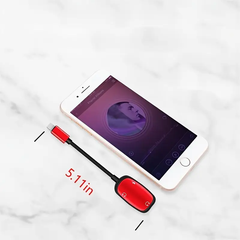 Audio Adapter Charging Earphone Cable