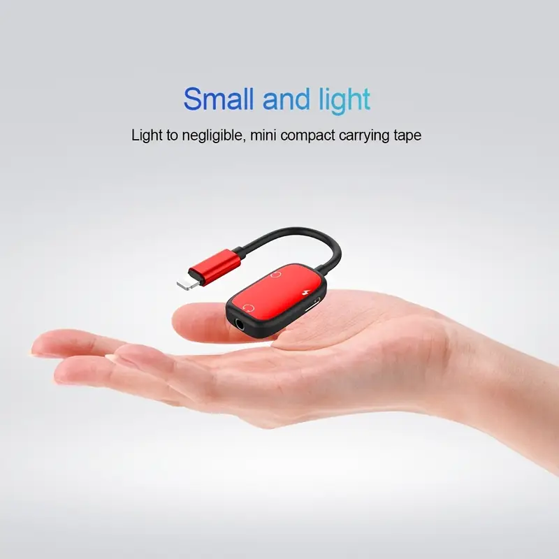 Audio Adapter Charging Earphone Cable