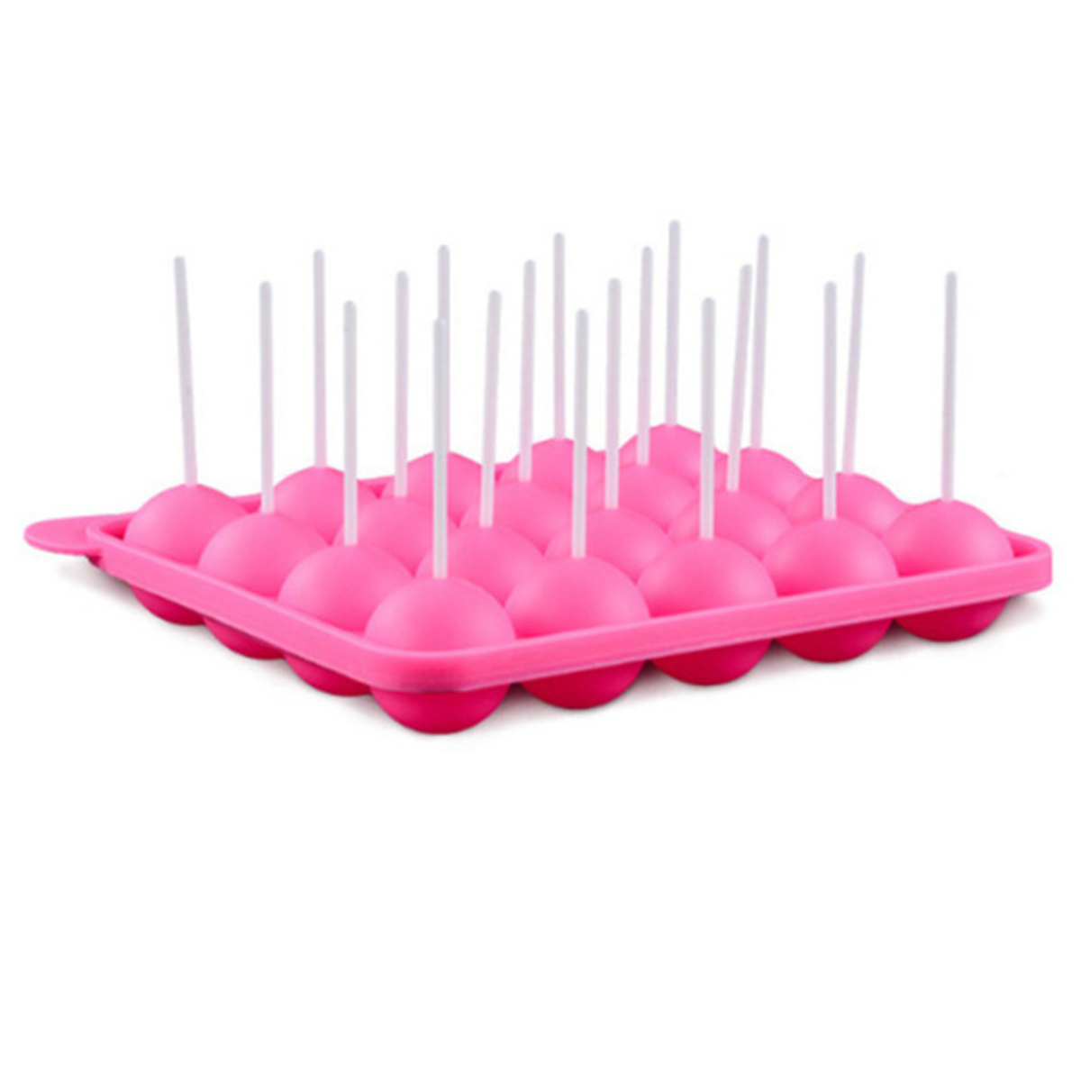 Lollipop Mold Free Sticks 20 Cavities Silicone Cake Pop Mold - Temu