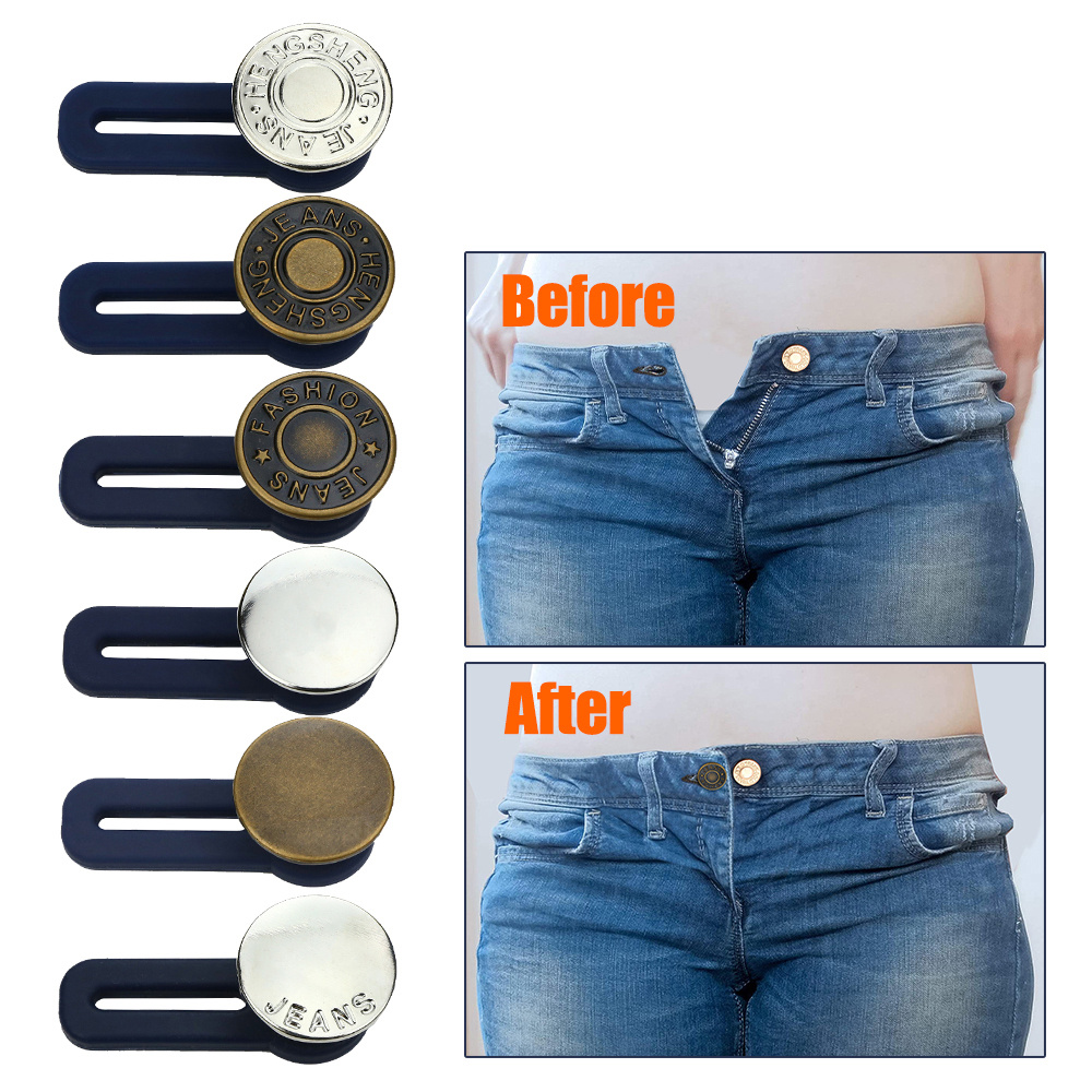 Pant Waist Tightener Instant Jean Buttons For Loose Jeans - Temu Italy