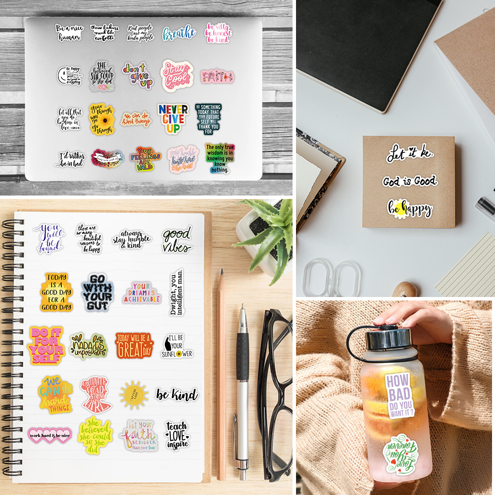 Buy 800Pcs Inspirational Stickers, Reward Motivational Stickers for Water  Bottles Laptop Journaling Scrapbook, 40 Sheets Waterproof Positive Stickers  for Adults Teens Students Teachers Employees Online at desertcartIreland