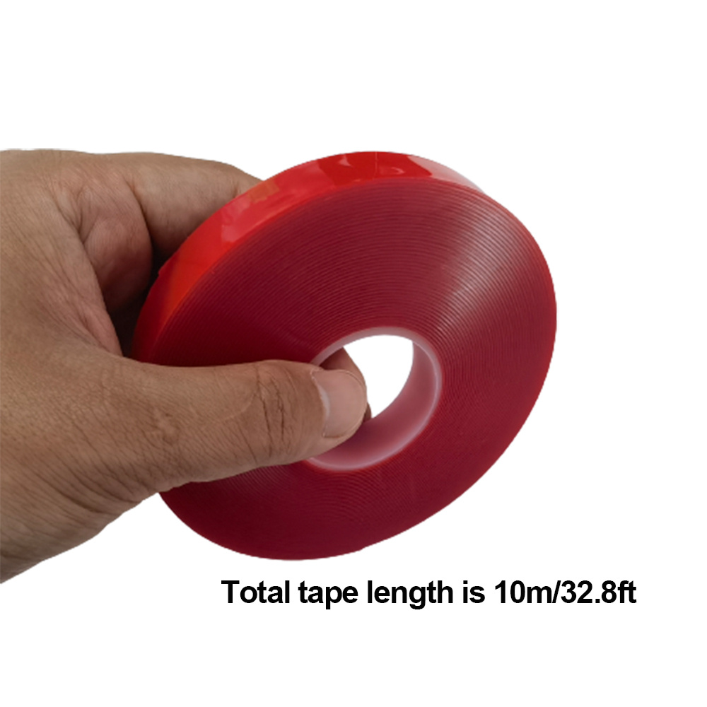 VERSAF Double Sided Tape Heavy Duty - 1/2 10' Acrylic Strong Adhesive  Removable Double Sided Mounting Tape Clear for Carpet Fix/Home Office  Wall/DIY