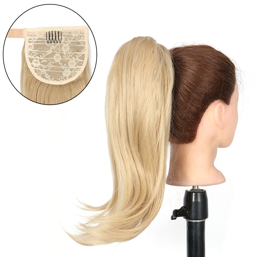 Bounce Wrap Around Ponytail Hair Pieces Synthetic Fiber Heat Resistant Straight  Hair Ponytail With Chip In Hair Extensions - Beauty & Personal Care - Temu