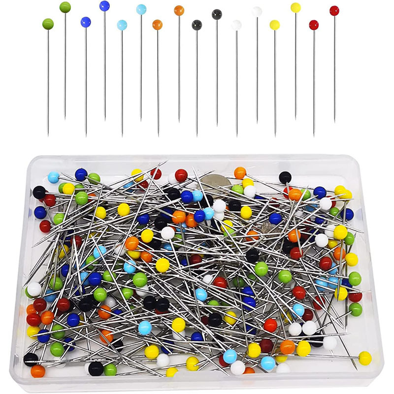 1000Pcs Sewing Pins 1.5 Straight Quilting Pins with Colored Ball