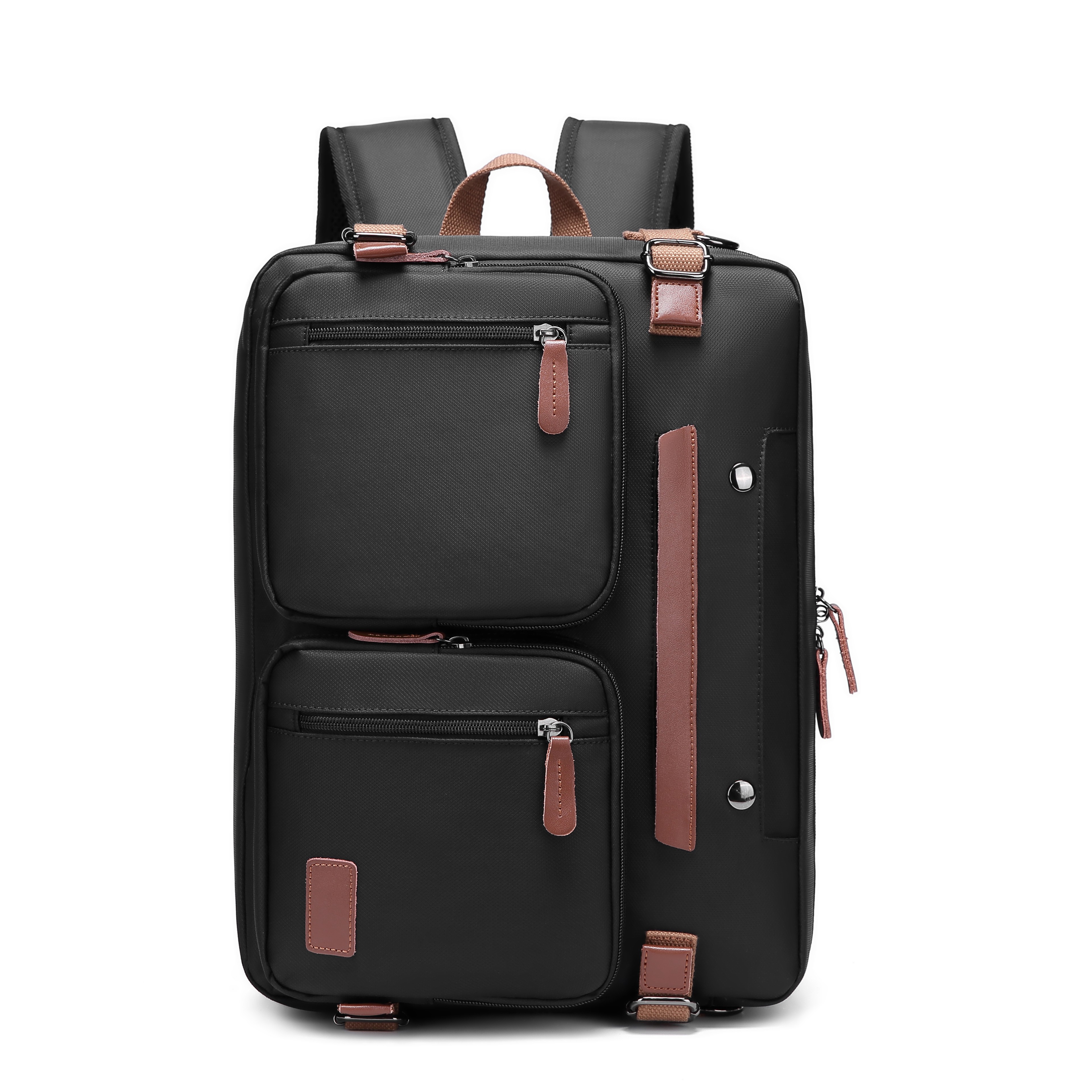 Beschoi Convertible Rucksack Laptop Umhängetasche Messenger Bag  Multifunktionale Business Aktentasche Handtasche Reiserucksack Passend für  15,6 Zoll