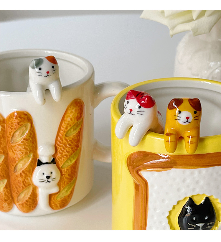 1pc Creative Ceramic Tableware Cartoon Spoon Household Cute Animal