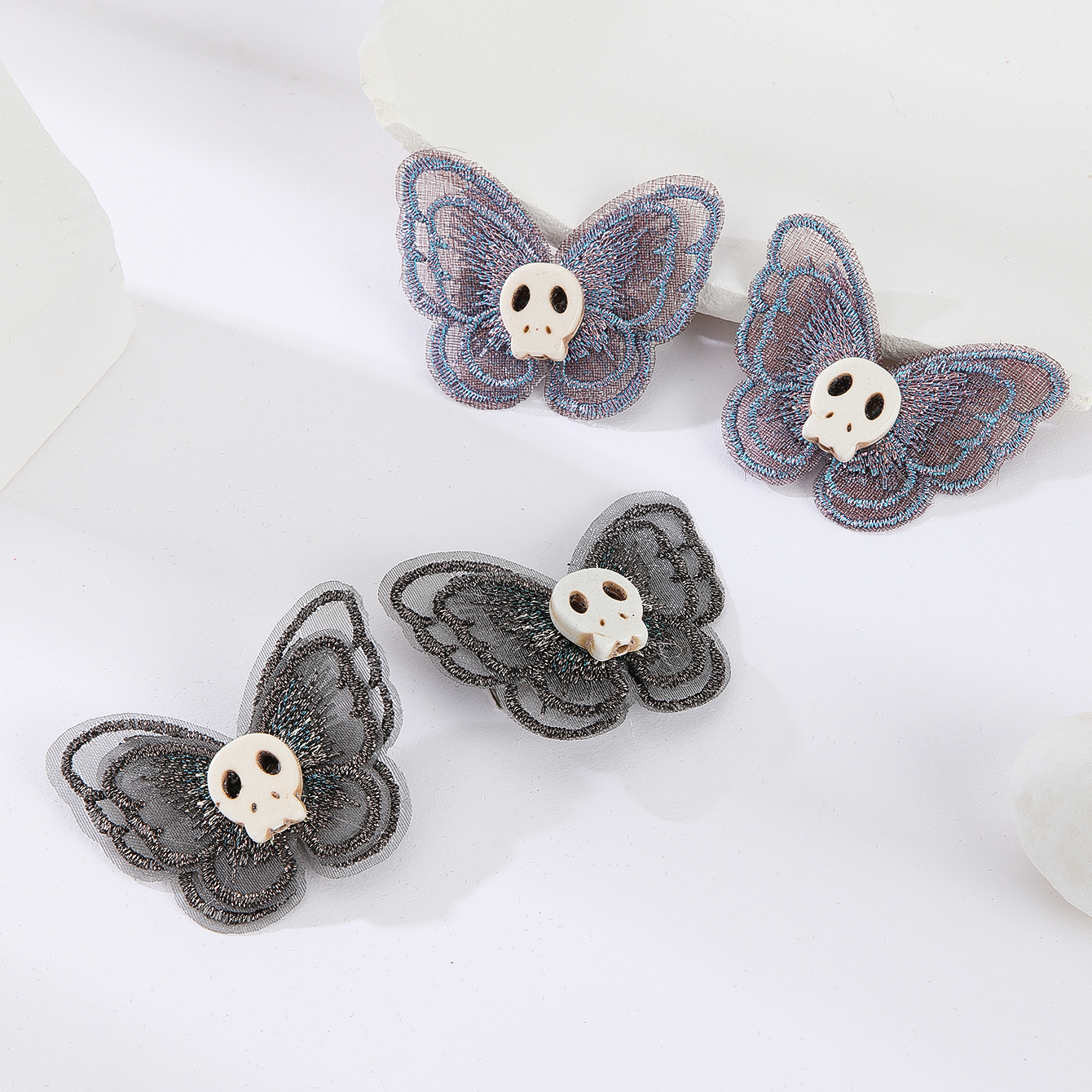 Image of Fashionable And Exquisite Hair Clip - Exquisite - - Clip Headband - Halloween - Side Clip Hair Accessory, Hair Clip Press Set Of 4
