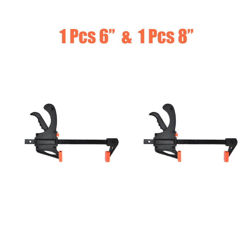 6pcs 6 8 4 2 Woodworking Clamps Set Spreader Bar Clamp F Clamp With 4 2 A  Type Spring Clamps Spring Clamps For Woodworking, Free Shipping On Items  Shipped From Temu