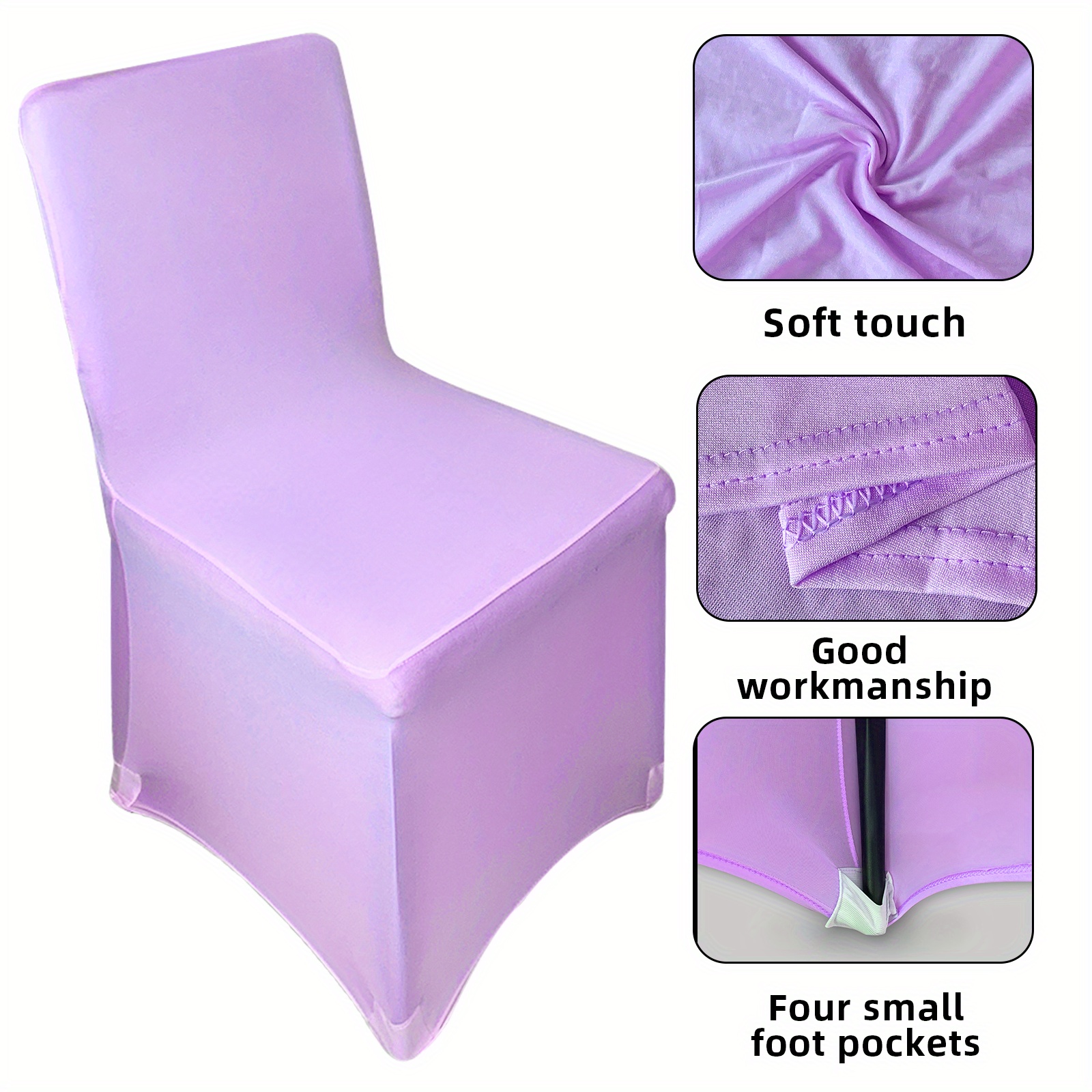 Purple folding chair discount covers