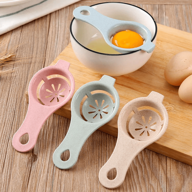 Dong Ran Edelstahl Eierseparator, Ei Eigelb Eiweiß Abscheider für Eiweiß-  und Eigelbtrennung Küche kleine Werkzeuge