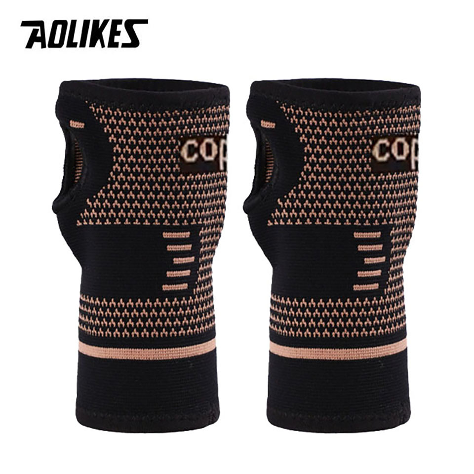 1pair 2pcs Copper Compression Wrist Sleeves For Carpal Tunnel Arthritis  Tendonitis And Sprains Support For Workouts And Sports, Shop The Latest  Trends