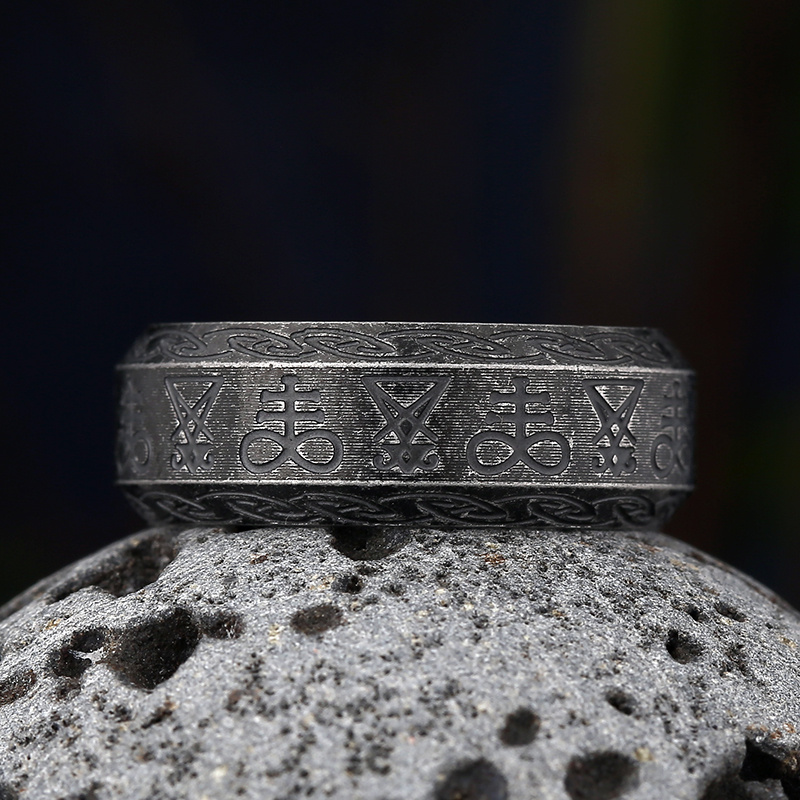 Gothic hot sale signet ring